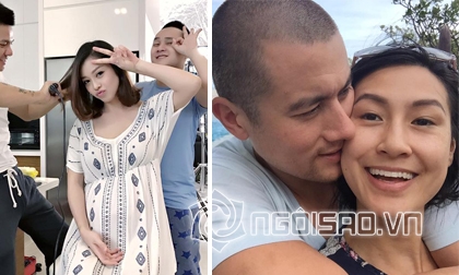 Tin sao Việt mới 7/11: 'Bà bầu' Jennifer Phạm nhí nhảnh khi làm tóc, Kathy Uyên hạnh phúc bên bạn trai