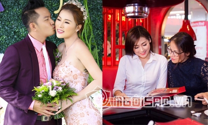 Tin sao Việt mới 26/11: Thiên Bảo tình tứ hôn vợ trong đám cưới, Dương Tú Anh đưa mẹ đi ăn nhà hàng