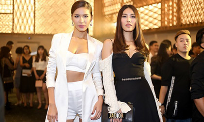 Á quân Siêu mẫu châu Á Minh Tú sexy hết cỡ, đọ dáng cùng Lan Khuê