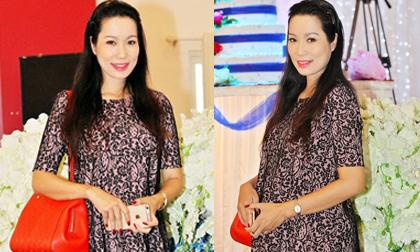 Trịnh Kim Chi thon gọn ngỡ ngàng ở tháng thứ 7 thai kì