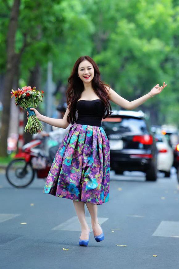 Hoa hậu Mỹ Vân khoe vẻ đẹp sành điệu 3