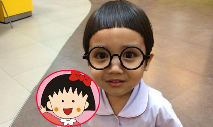 Em bé giống Maruko 'gây sốt' cộng đồng mạng Thái Lan