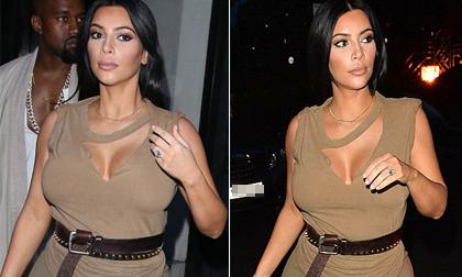  Kim Kardashian 'mất điểm' vì mặc áo nhàu nhĩ như hàng chợ 