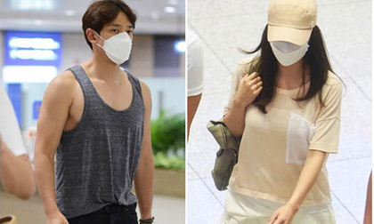 Kim Tae Hee và Rain bị 'tóm gọn' khi cùng nhau trở về Hàn