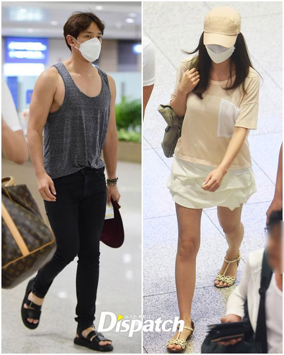 Kim Tae Hee và Rain bị bắt gặp cùng nhau trở về Hàn Quốc 0