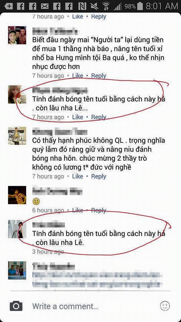 Quang Lê bức xúc 2