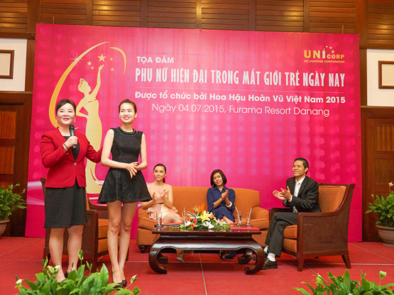 Tọa đàm Hoa hậu hoàn vũ Việt Nam 2015 4