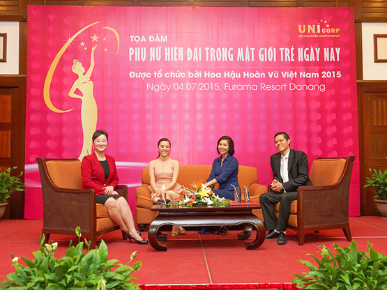 Tọa đàm Hoa hậu hoàn vũ Việt Nam 2015 10