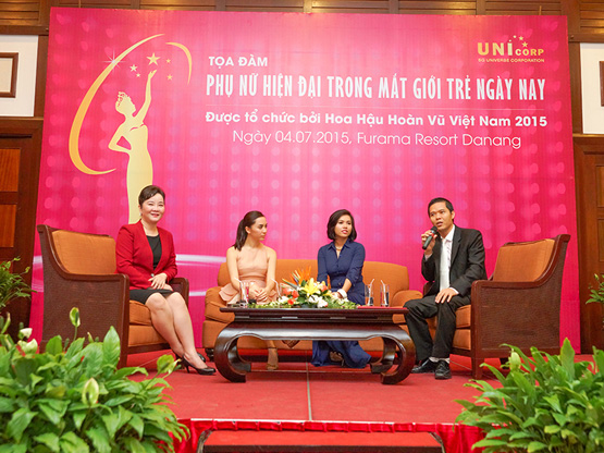 Tọa đàm Hoa hậu hoàn vũ Việt Nam 2015 11