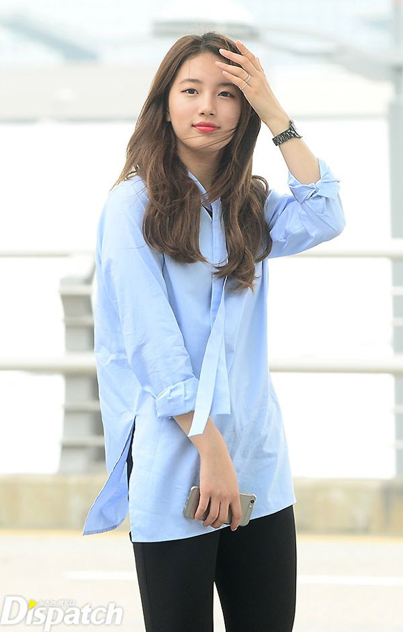Bạn gái Lee Min Ho giản dị tại sân bay 3