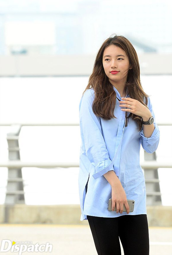 Bạn gái Lee Min Ho giản dị tại sân bay 8