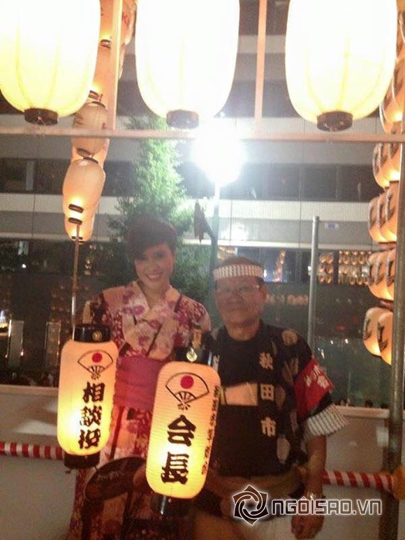Phương Mai xinh tươi tham dự lễ hội đèn lồng Nhật Bản 11