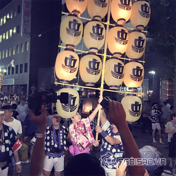Phương Mai xinh tươi tham dự lễ hội đèn lồng Nhật Bản 13