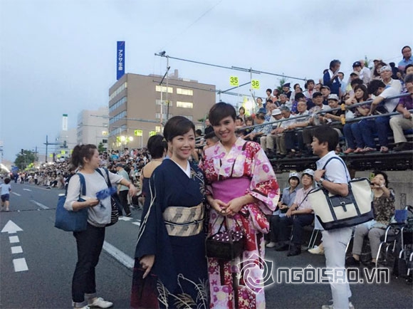 Phương Mai xinh tươi tham dự lễ hội đèn lồng Nhật Bản 6