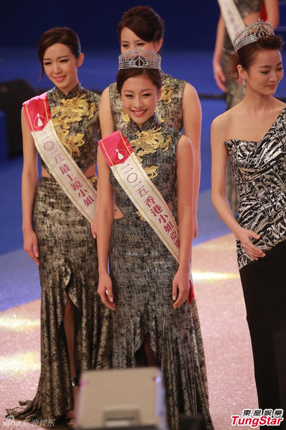 Cận cảnh nhan sắc tân Hoa hậu Hồng Kông 2015 2