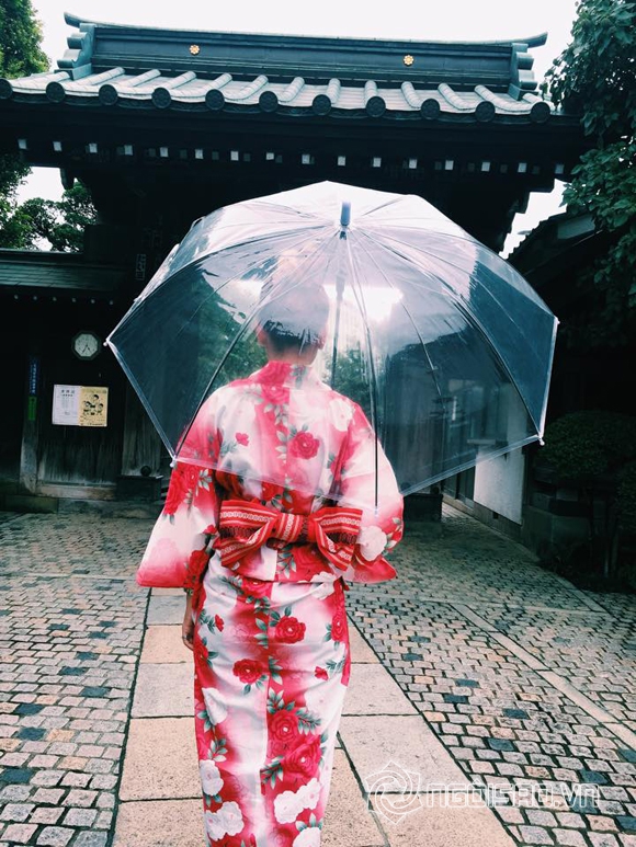 Chi Pu mặc kimono 0