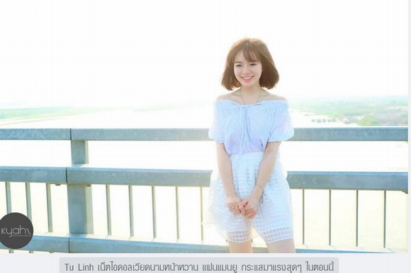 Hotgirl Tú Linh được báo Thái khen ngợi sau nghi án lộ 'ảnh nóng' 9