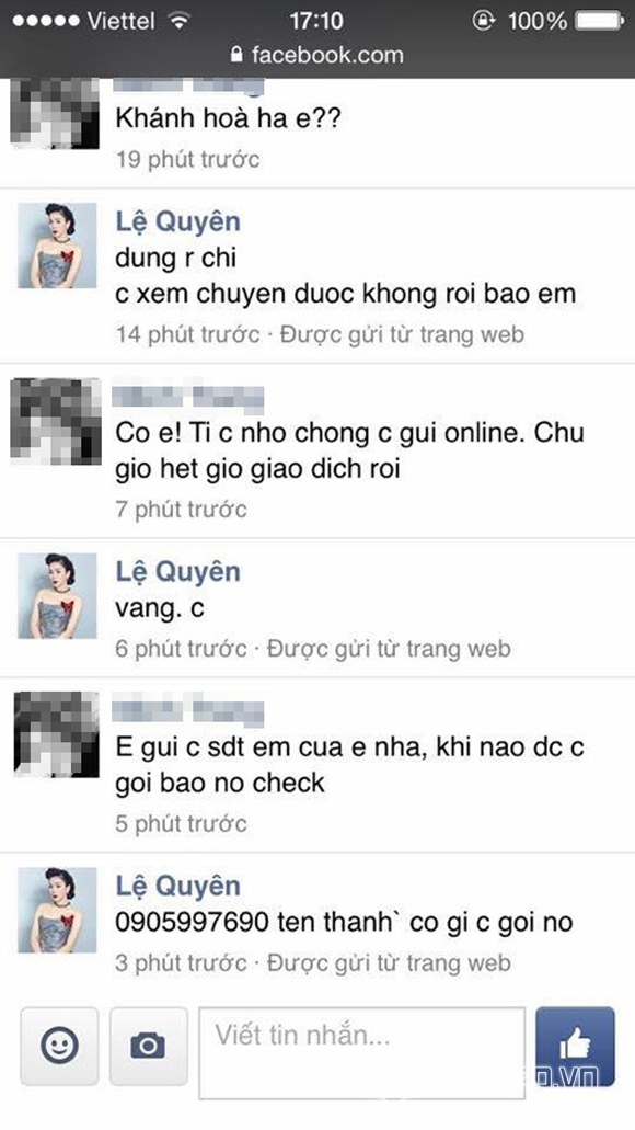 Sao Việt bị hack facebook 7