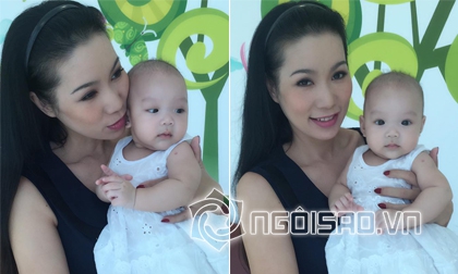 Con gái Trịnh Kim Chi diện váy trắng xinh như công chúa