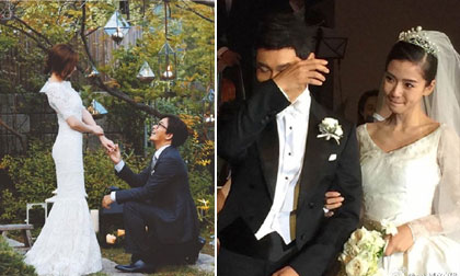 Những đám cưới lãng mạn nhất làng giải trí châu Á năm 2015