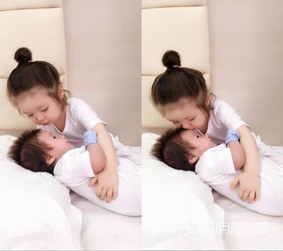 Elly Trần khoe cận mặt bé Alfie 2 Elly Trần khoe cận mặt bé Alfie 2