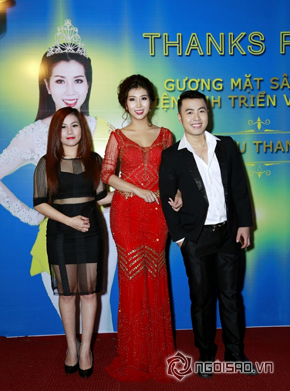Hoa hậu Điện ảnh cuộc thi Gương mặt sân khấu điện ảnh triển vọng 2015 Thanh Mai đẹp rạng rỡ trong buổi tiệc tri ân  2