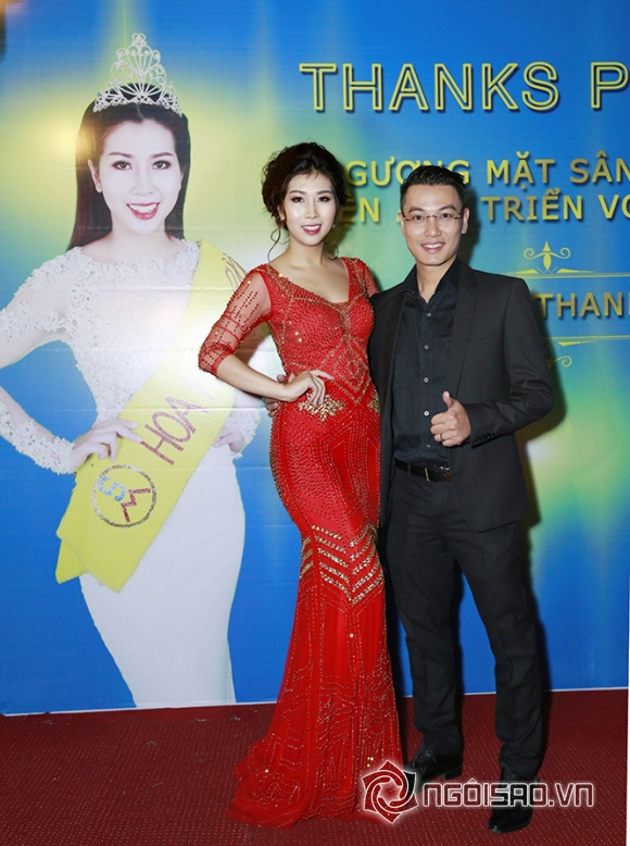 Hoa hậu Điện ảnh cuộc thi Gương mặt sân khấu điện ảnh triển vọng 2015 Thanh Mai đẹp rạng rỡ trong buổi tiệc tri ân  3