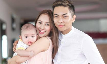 Khánh Thi và Phan Hiển hạnh phúc bên con trai 3 tháng tuổi