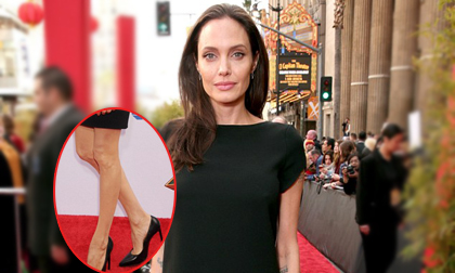 Angelina Jolie lộ thân hình xương xẩu tại sự kiện