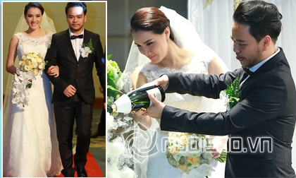 Trang Nhung rạng rỡ trong đám cưới lần 2 tại Hà Nội