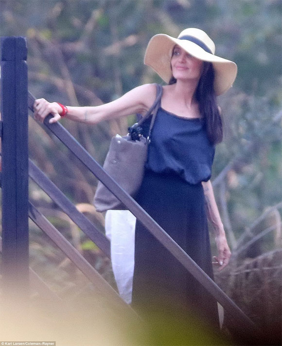 Angelina Jolie lộ 3 hình xăm mới 0