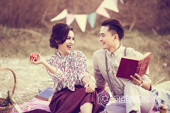 Tú Vi Văn Anh hóa thành cặp đôi Vintage trong bộ ảnh Valentine 8