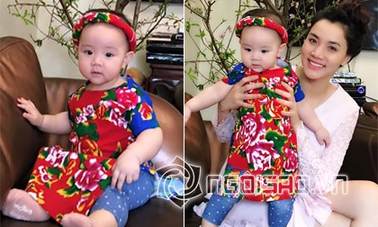 Con gái Trang Nhung đáng yêu khi diện áo dài