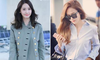Yoona tươi tắn, Jessica đẹp sang chảnh xuất hiện ở sân bay