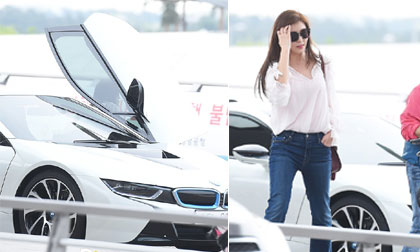 Cận cảnh chiếc siêu xe sang trọng Ha Ji Won tự lái 