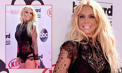 Britney Spears mặc 'nội y' tới thảm đỏ Billboard Music Awards
