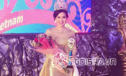 Hoa hậu Ngọc Diễm đăng quang trong cuộc thi 'Hoa hậu Việt Nam thế giới'
