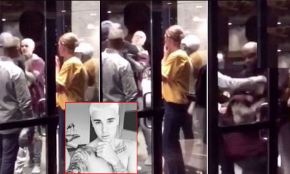 Justin Bieber bị tung clip đánh nhau dữ dội tại khách sạn