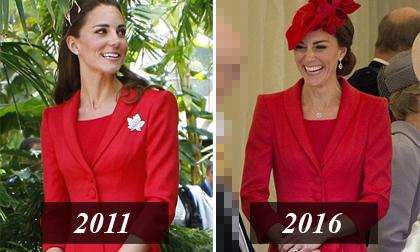 Công nương Kate mặc lại váy cũ từ 5 năm trước