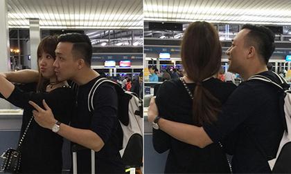 Trấn Thành và Hari Won tiếp tục diễn 'phim tình cảm' ở sân bay
