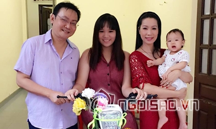 Trịnh Kim Chi tổ chức tiệc sinh nhật ấm cúng tại nhà cho con gái lớn