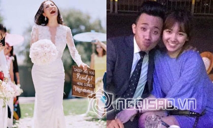 Tin sao Việt mới ngày 13/7: Ngọc Thúy cười hết cỡ trong lễ cưới, Tiết lộ bí mật của Trấn Thành trước lúc cầu hôn