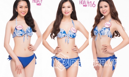 Ngắm trọn body nóng bỏng của thí sinh Hoa hậu Việt Nam với bikini