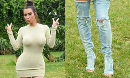Kim Kardashian bị chế giễu vì mặc váy len giữa mùa hè