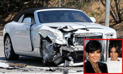 Mẹ Kim Kardashian gặp tai nạn khi điều khiển xế hộp hơn 5 tỉ đồng