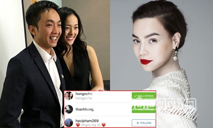 Cường Đô La bỏ 'theo dõi' vợ cũ Hồ Ngọc Hà trên mạng xã hội