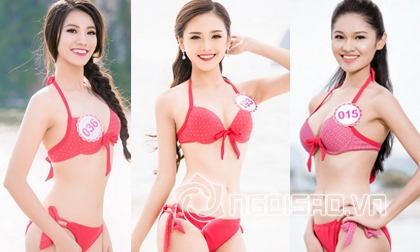 Cận cảnh vóc dáng gợi cảm của các thí sinh Hoa hậu Việt Nam