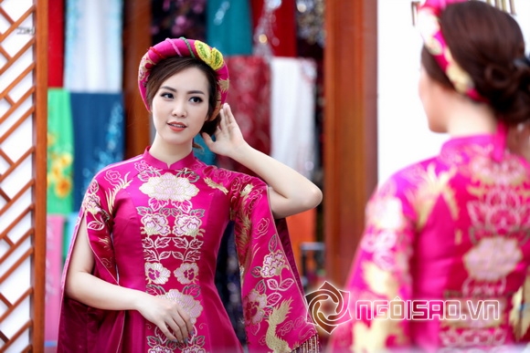 Thụy Vân chọn váy làm MC Hoa hậu 0