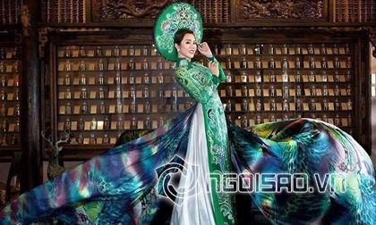 Tương tư với nét đẹp quý phái của Hoa hậu Vân Khương trong bộ sưu tập Tuấn Hải