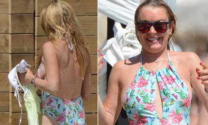 Lindsay Lohan lộ thân hình xập xệ dù mới 30 tuổi